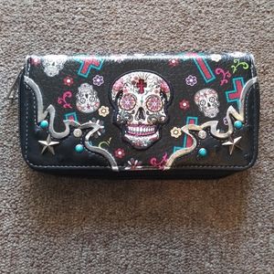 Skull and Cross Wallet